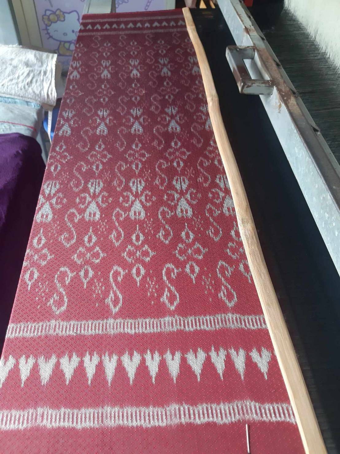 ผ้าไหม 5ตะกอ ย้อมสีธรรมชาติ