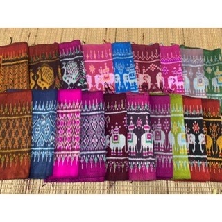 ผ้าพันคอ ผ้าคลุมไหล่ ลายผ้าโบราณ ผืนเล็ก