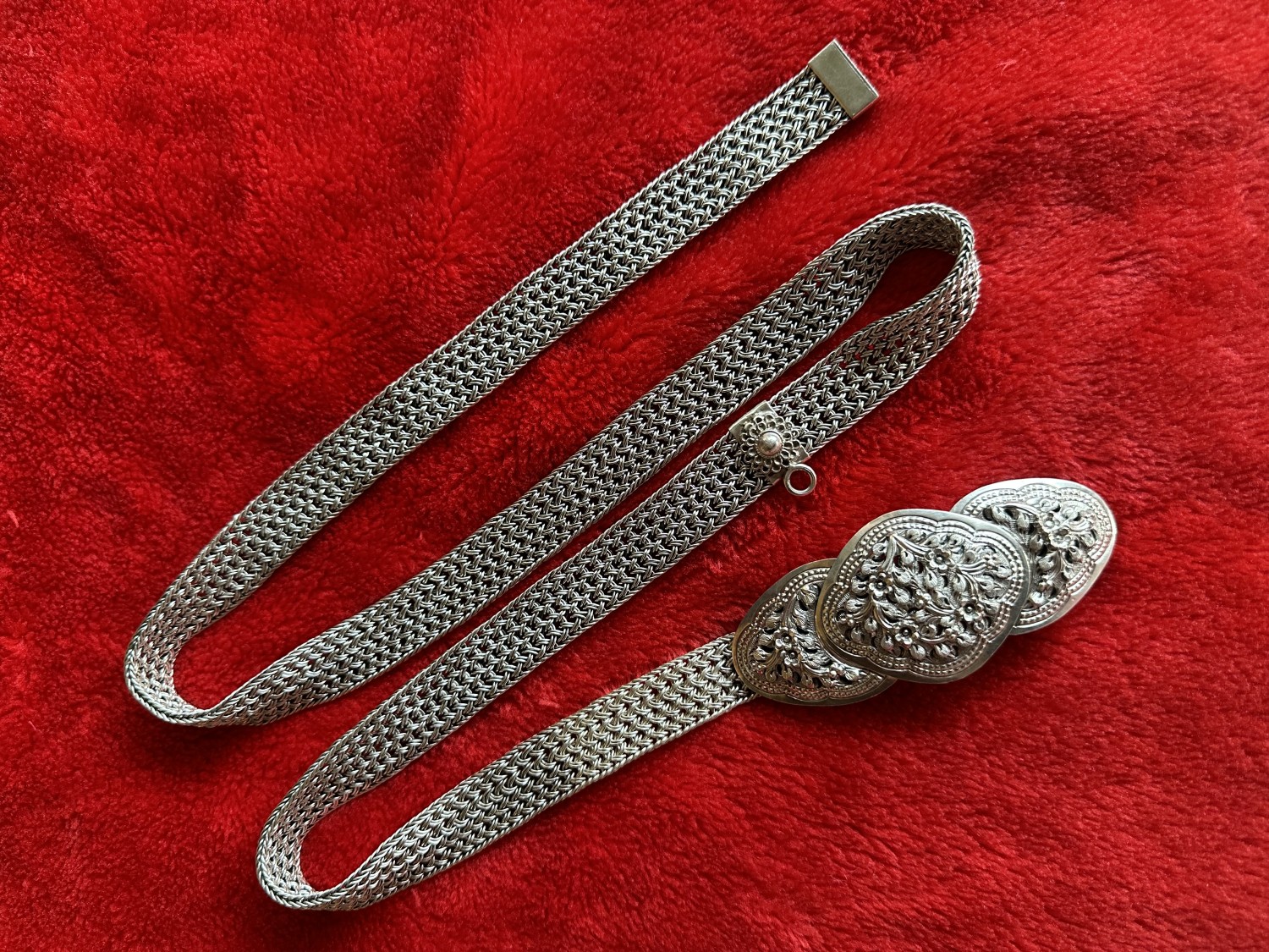 เข็มขัดลายถัก