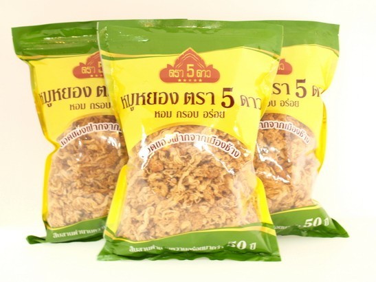 หมูหยองถุงซิป ตรา5ดาว