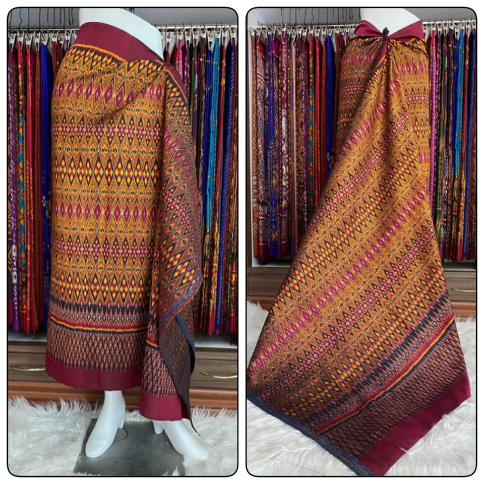 ผ้าไหมมัดหมี่กาบเชิง