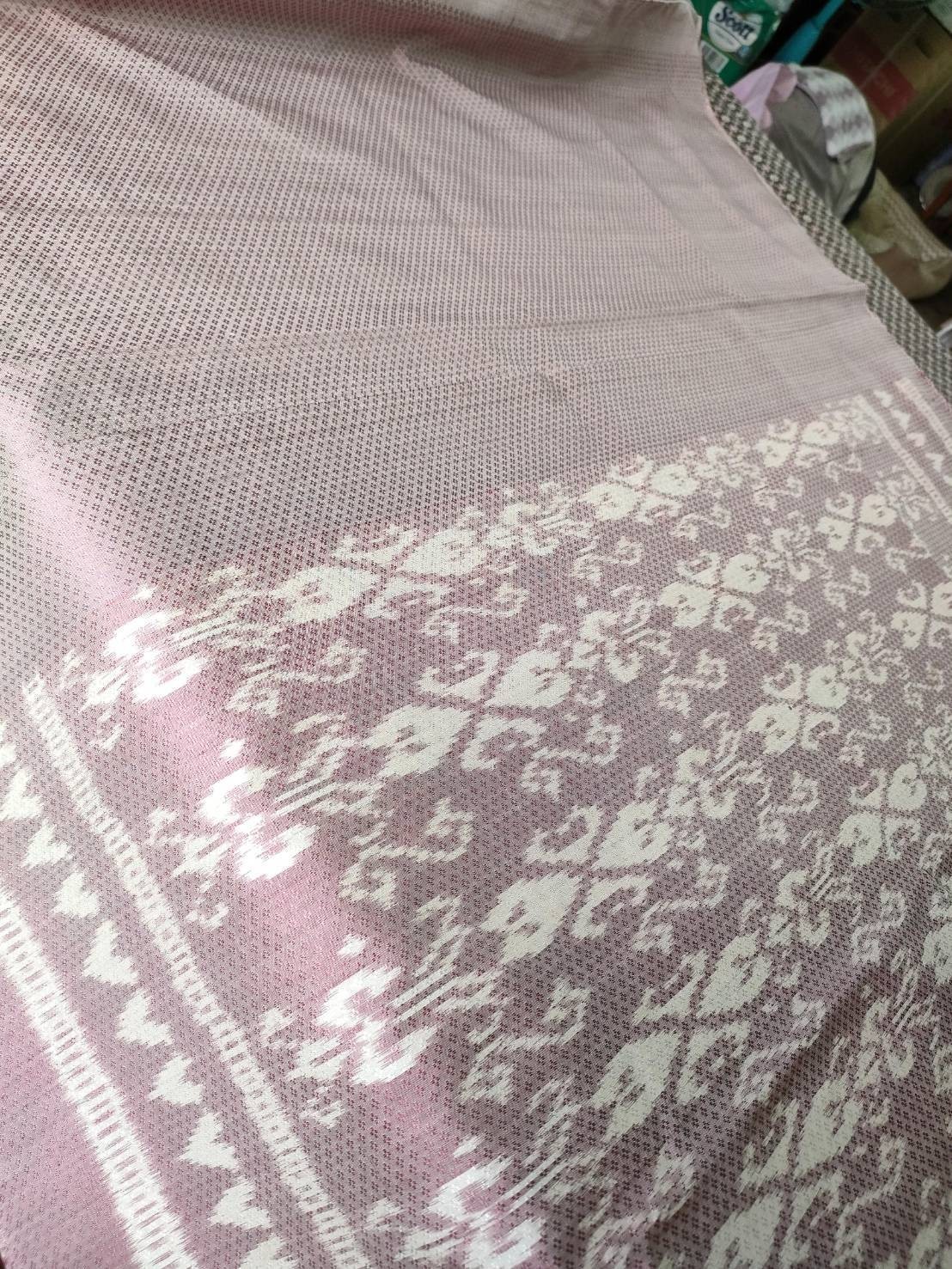 ผ้าไหม 5ตะกอ ย้อมสีธรรมชาติ